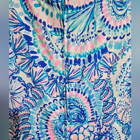 FREE Gift with Purchase Lilly Pulitzer Minka Maxi Dress Size 16 Blue - Picture 5 of 7